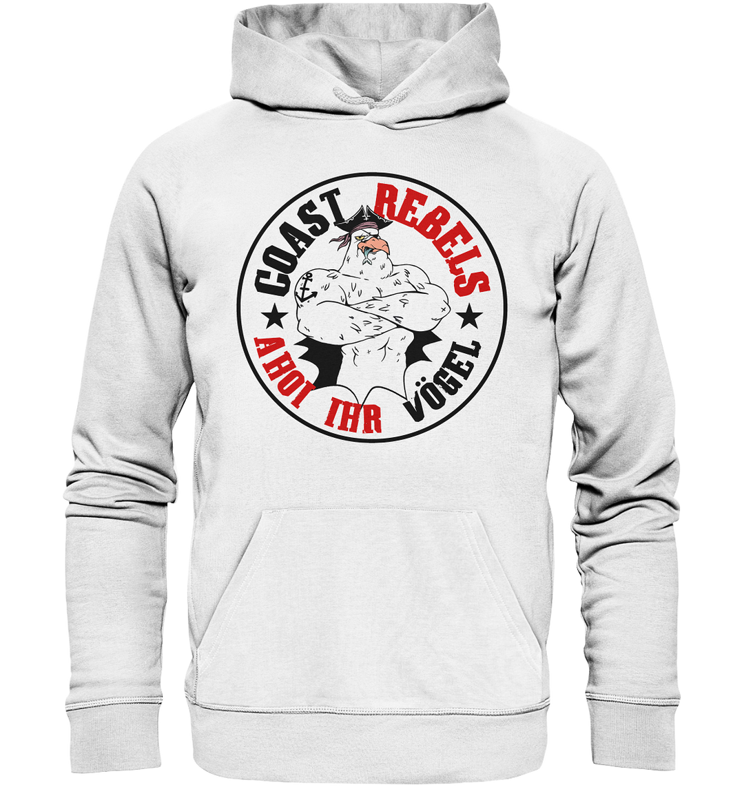 Coast Rebels | Ahoi ihr Vögel | white edition - Organic Hoodie