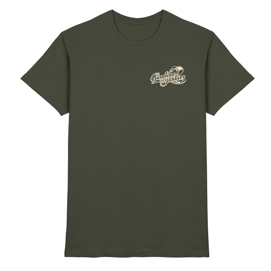 Hot Rod Wolf Racing | Backprint - Premium Shirt
