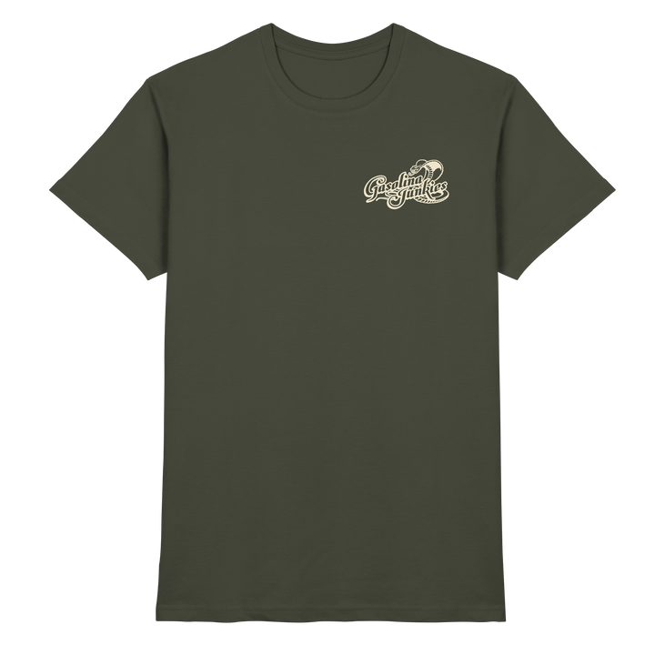 Hot Rod Wolf Racing | Backprint - Premium Shirt
