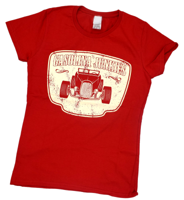 GJs Girlie Hotrod red white