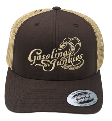 Gasolina Junkies Snake Cap brown