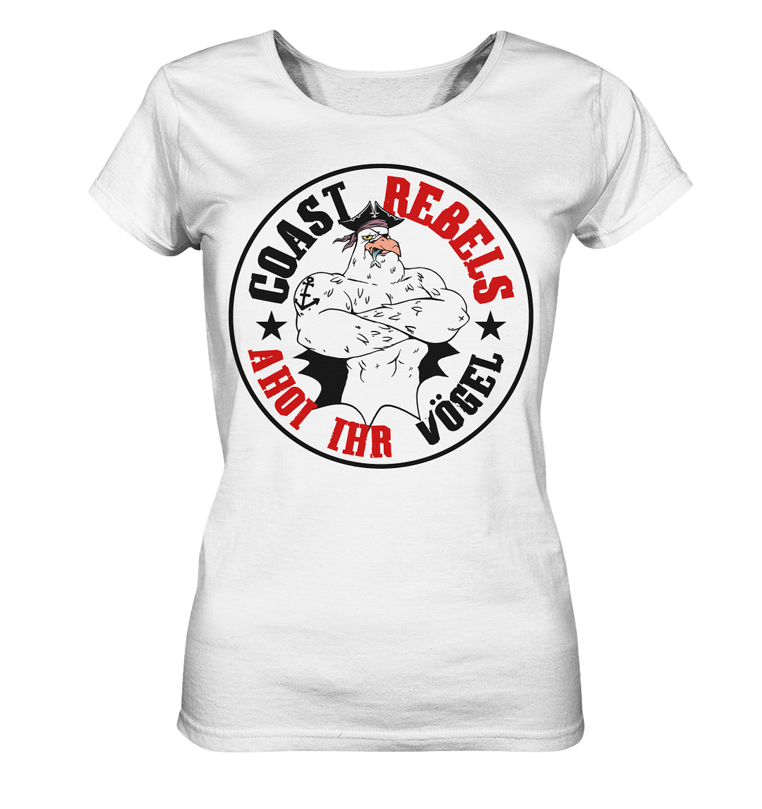 Coast Rebels | Ahoi ihr Vögel | white edition - Ladies Organic Shirt