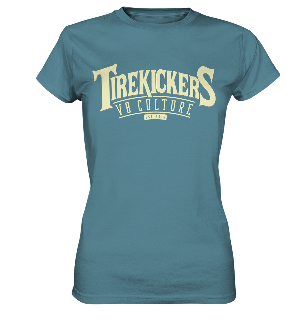 Tirekickers Pinstripe - Ladies Premium Shirt